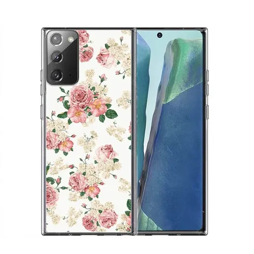 PROTEMIO MY ART Ochranný kryt Samsung Galaxy Note 20 PINK ROSES (016)