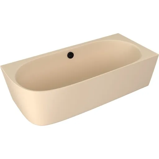 Polysan Sussi voľne stojaca vaňa 160x70 cm liaty mramor pravá béžová béžová 90191R.81