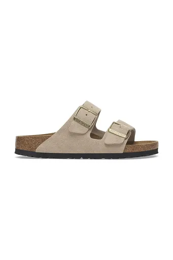 Semišové šľapky Birkenstock Arizona