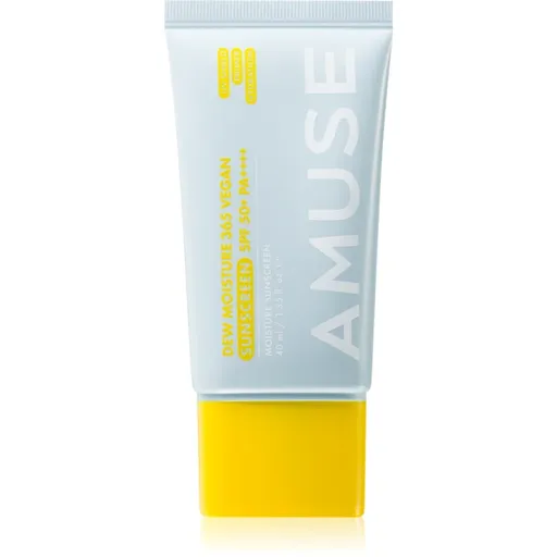 AMUSE Dew Moisture 365 Vegan Sunscreen opaľovací fluid na tvár s hydratačným účinkom 40 ml