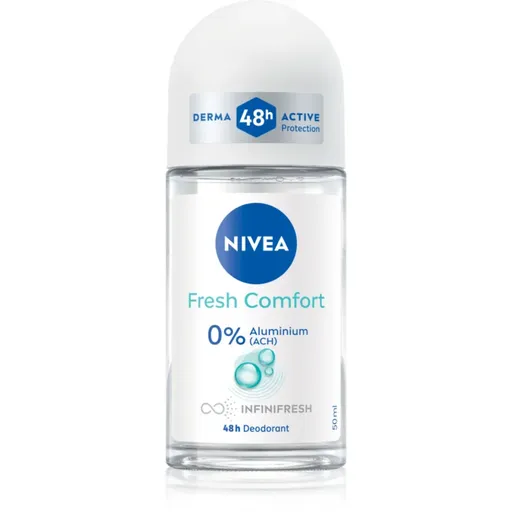 Nivea Fresh Comfort dezodorant roll-on bez obsahu hliníkových solí 48h 50 ml
