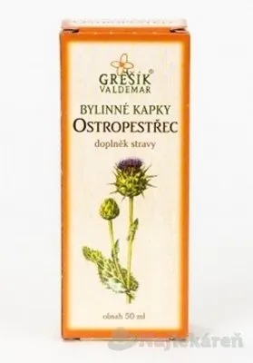 Bylinné kapky Ostropestřec 50 ml
