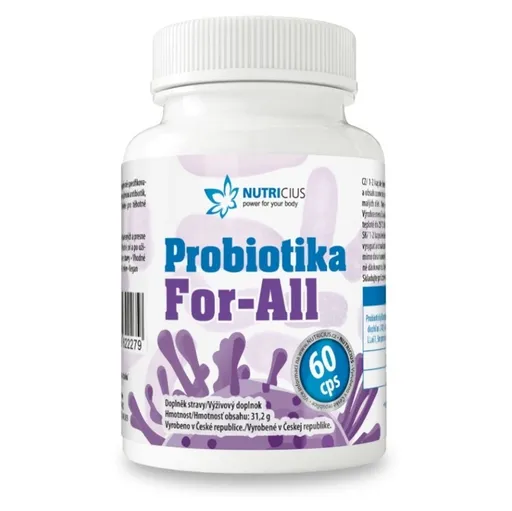 NUTRICIUS Probiotiká for-all 60 kapsúl
