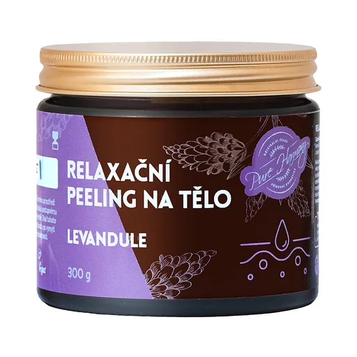 PURE HARMONY Relaxačný peeling na telo levandule 300 g