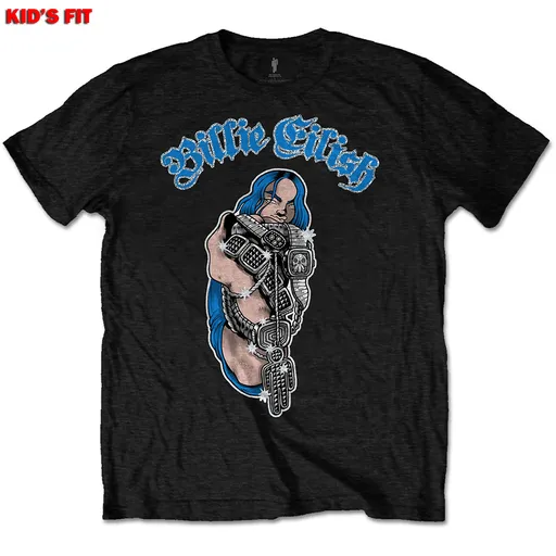 Billie Eilish tričko Bling Čierna