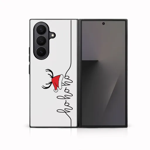 MY ART Kryt s vianočným dizajnom Samsung Galaxy Z Fold7 5G HOHOHO (073)