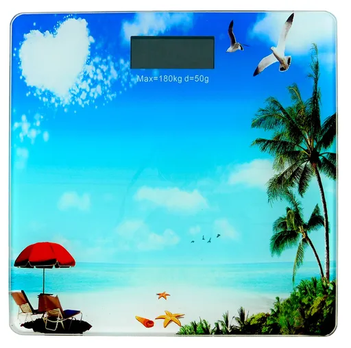 MAKRO - Váha osobná sklo do 180kg, pláž