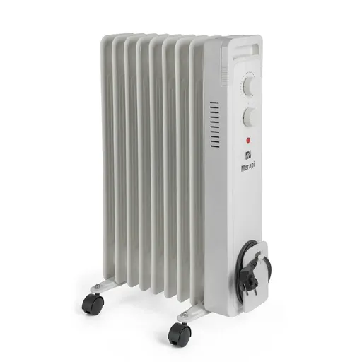 G21 Merapi olejový radiátor, 9 rebier, 2000 W,biely