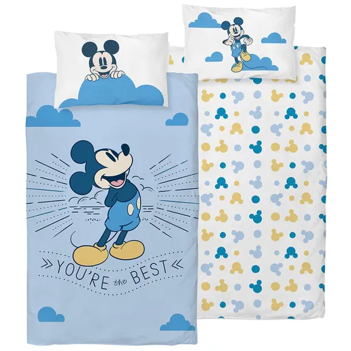 Detské obliečky do postieľky Mickey Mouse Si Najlepší, 100 x 135 cm, 40 x 60 cm