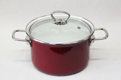 BELIS - Hrniec + sklenená pokrievka ECO-CERAM 24cm 6,1L