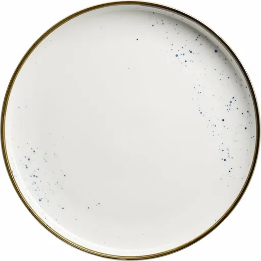 Mäser Plytká tanier Pintar White modré bodky 27 cm