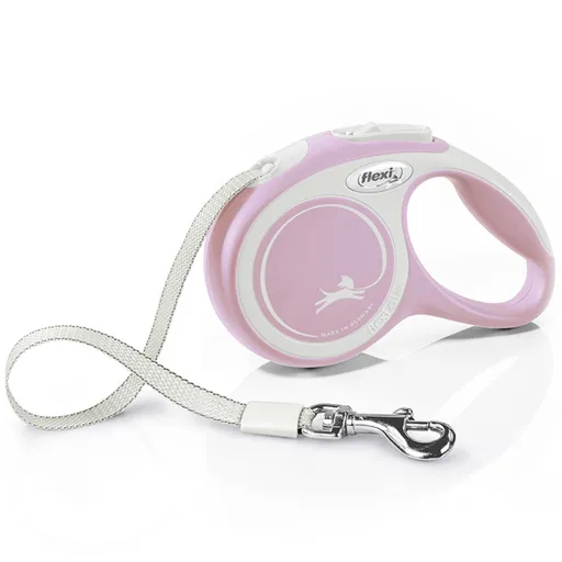 FLEXI New Comfort vodítko pre psov pásik ružová 1 ks, Veľkosť vodítka: XS - 3 m