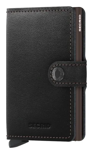 Kožená mini peňaženka Secrid Miniwallet Original Black-Brown