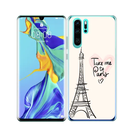 PROTEMIO MY ART Ochranný obal Huawei P30 Pro PARIS (057)