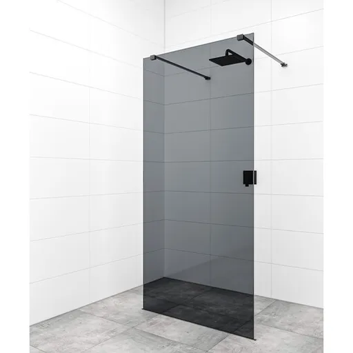 Sprchová zástena Walk-in 120 cm SAT vo farbe profilu čierna SATBWI120KSZAVC