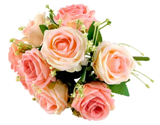 MAKRO - Kytica umelá, ružová, oranžová, červená, výška 30cm