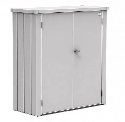 Biohort Skrinka na terasu BIOHORT Romeo M 132 x 57 x 140 (strieborná metalíza) M (3 krabice)