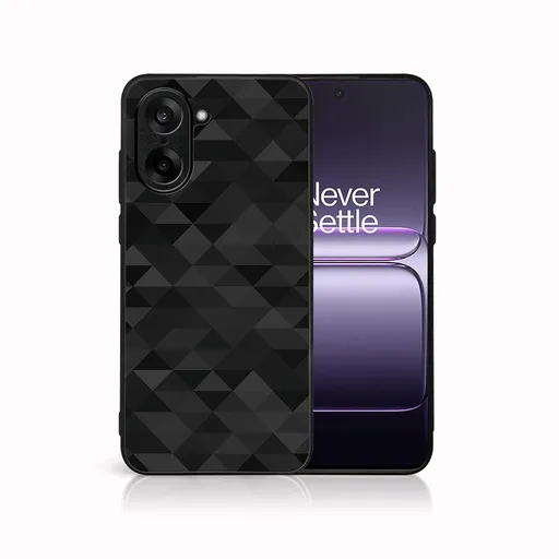 MY ART Ochranný kryt pre OnePlus Nord CE 5 5G BLACK TRIANGLES (232)