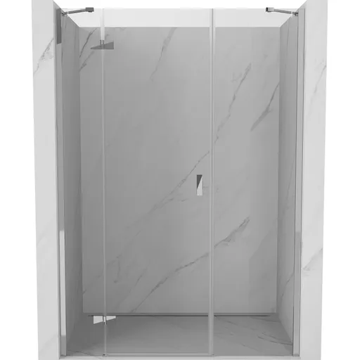 MEXEN/S - Mist-H sprchové dvere krídlové ľavé 120, transparent, chróm 8A5-120-001-01-00-L