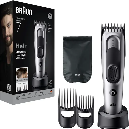 Braun Series 7 HC7590 zastrihávač vlasov s 5 stylingovými nástrojmi 1 ks