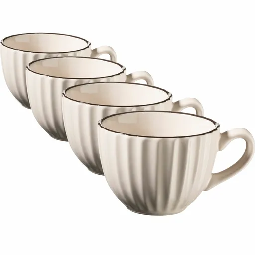 Mäser Súprava šálok 4 ks OSITA - 200 ml, krémová