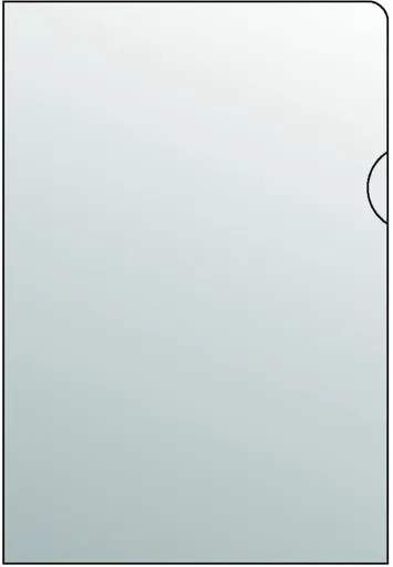 Obal A4 218x310x0,16mm "L" číry tenký 80mic 100ks