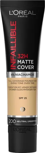 LORÉAL PARIS Infaillible 24H Matte Cover 200 Golden Sand 35 ml (3600523784455)