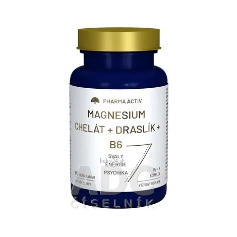 Pharma Activ MAGNESIUM Chelát + DRASLÍK + B6