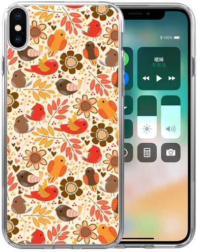 PROTEMIO MY ART Ochranný kryt Apple iPhone XS Max BIRDS (004)
