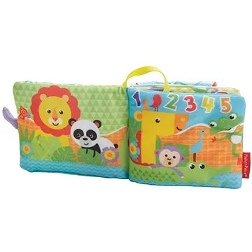 Fisher-Price Mäkká knižka so zvieratkami (0887961506334)