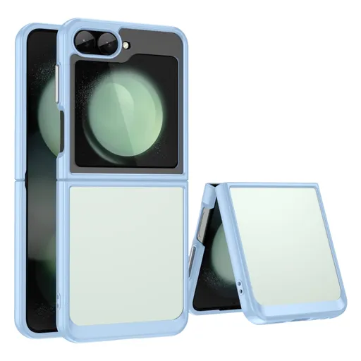 CRYSTAL Ochranný obal pre Samsung Galaxy Z Flip7 FE 5G / Flip6 5G modrý