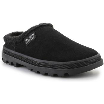 Palladium  Palladune Mule Warm 74337-008-M Black  Polokozačky Čierna