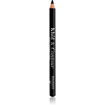 Bourjois Khôl & Contour Extra Longue Tenue dlhotrvajúca ceruzka na oči odtieň 001 Noir-issime 1.2 g