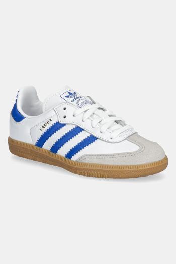 Detské kožené tenisky adidas Originals SAMBA OG JP5486