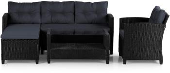 Zahradní nábytek TEXIM Set zahradního nábytku STOCKHOLM SOFA včetně podsedáků