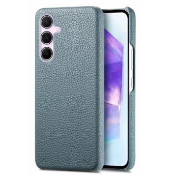 LEATHER CASE Ochranný kryt pre Samsung Galaxy A55 5G modrý