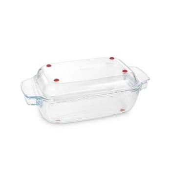 Pekáč s poklopom GrandCHEF 34 x 19 cm, sklenený