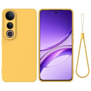 RUBBER Ochranný obal pre Vivo V50 Lite žltý