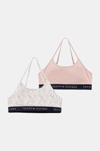 Detská podprsenka Tommy Hilfiger ružová farba, UG0UG00755