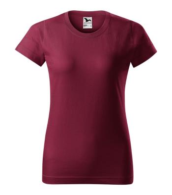 MALFINI Dámske tričko Basic - Garnet | S