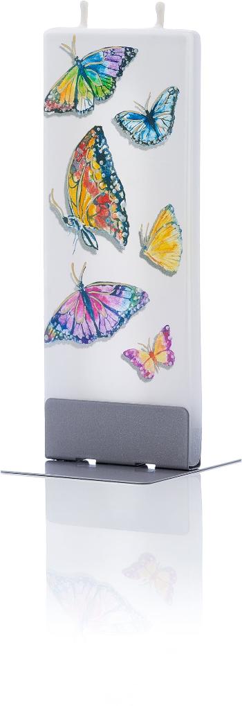 Gyertya FLATYZ Flat Rainbow Butterflies