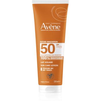 Avène Sun Care Lotion 100% Invisible vodeodolné mlieko na opaľovanie SPF 50 250 ml