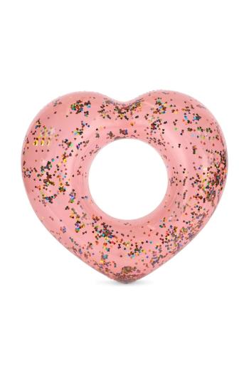 Detské plávacie koleso Konges Sløjd SWIM RING HEART ružová farba, KS102550