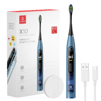 OCLEAN X10 sonická zubná kefka modrá