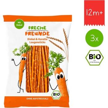 Freche Freunde BIO Špaldové tyčinky s mrkvou 3× 75 g (0745760316496)