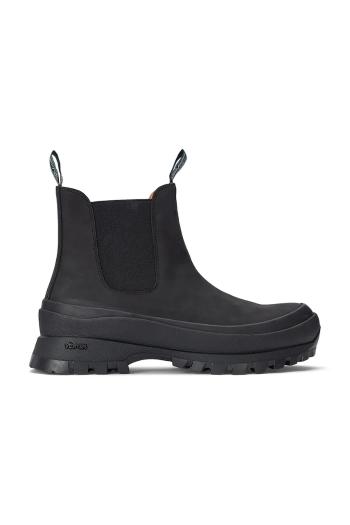 Členkové topánky Polo Ralph Lauren Lug Chlse pánske, čierna farba, 809945190001.001