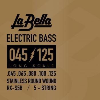 La Bella RX-S5B Bass RX Stainless Steel 45-65-80-100-125 Struny pre 5-strunovú basgitaru