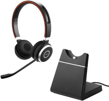 Vezeték nélküli fül-/fejhallgató Jabra Evolve 65 SE MS Stereo Stand