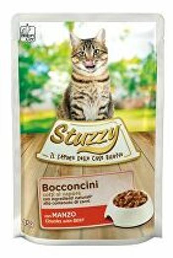 Stuzzy Cat pocket Adult beef chunks 85G + Množstevná zľava