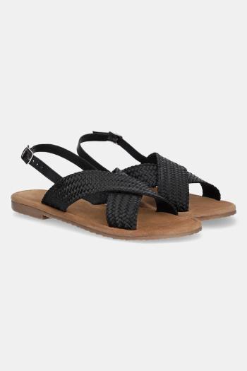 Kožené sandále Answear.LAB dámske, čierna farba